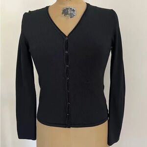 Express Black V-neck Cardigan Sz M